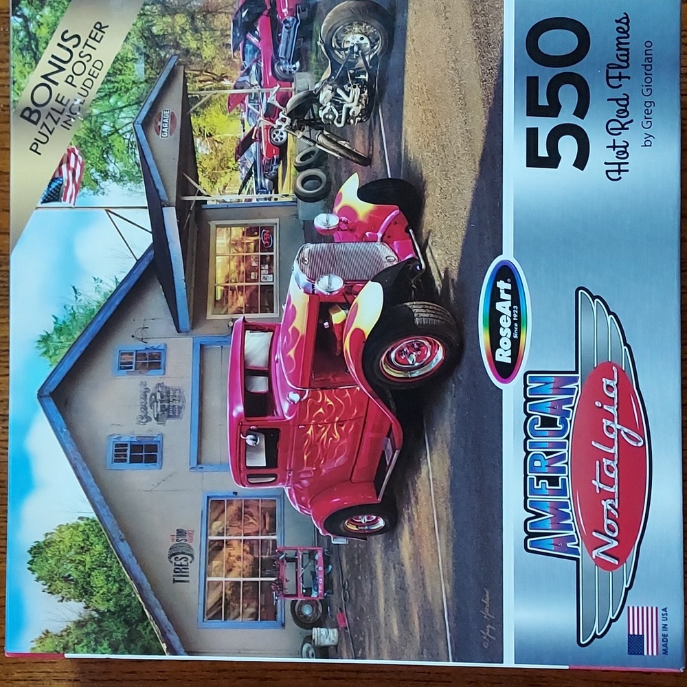 RoseArt Puzzle 550 pieces Hot Rod Cars